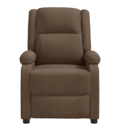 Fauteuil inclinable Marron Tissu