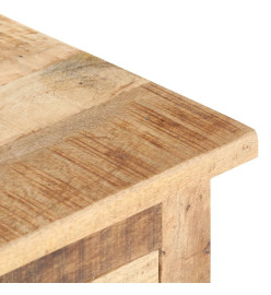 Table de chevet 40x30x50 cm Bois de manguier brut