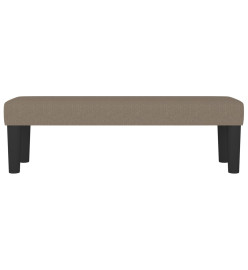 Banc Taupe 100x30x30 cm Tissu