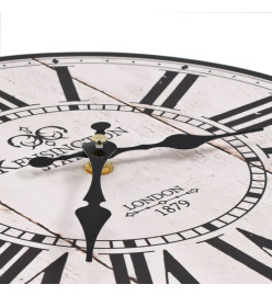 Horloge murale vintage Londres 30 cm