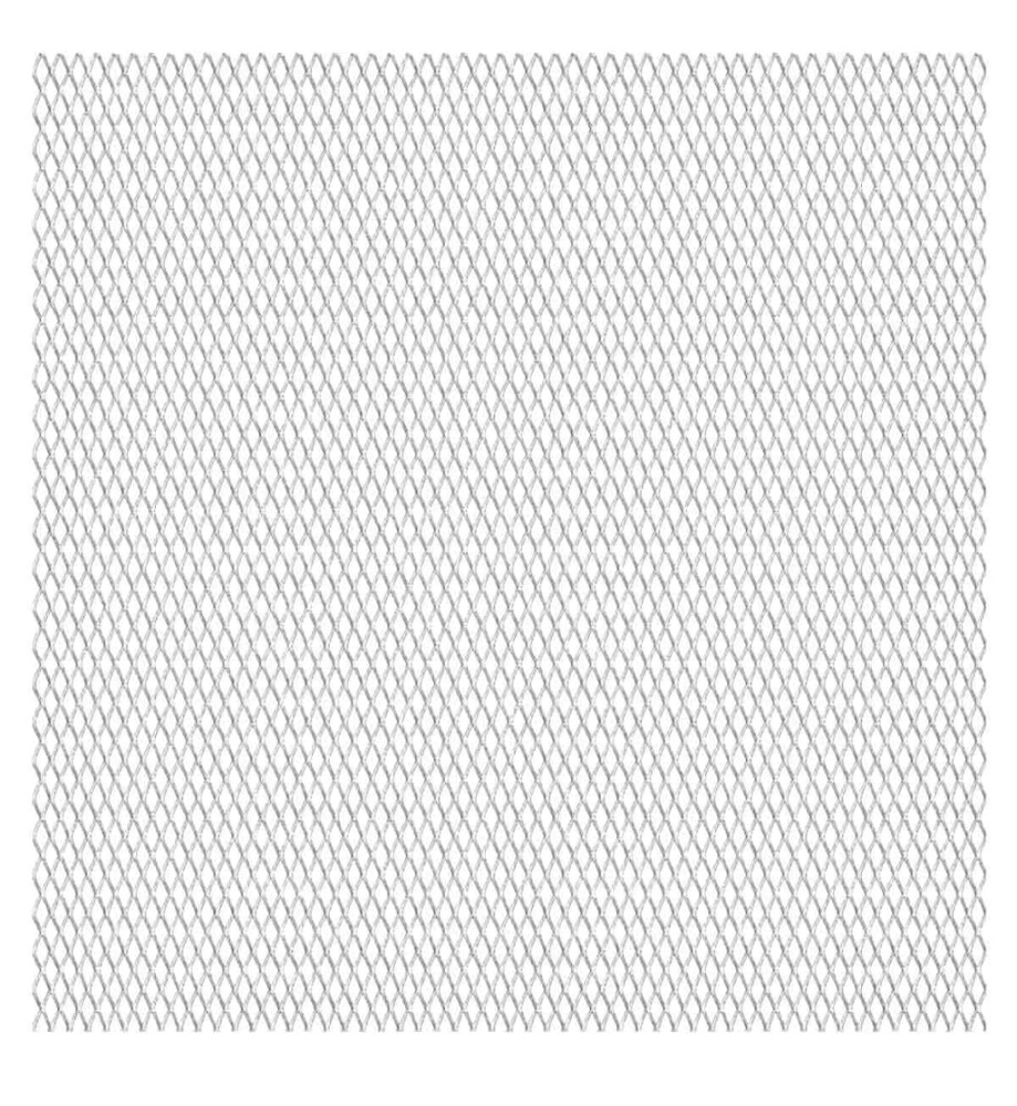 Panneau de grillage de jardin Acier inox 100x85 cm 30x17x2,5 mm