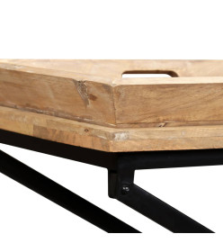 Table console Bois de manguier massif 130 x 40 x 80 cm