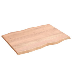 Dessus de table bois chêne massif traité bordure assortie