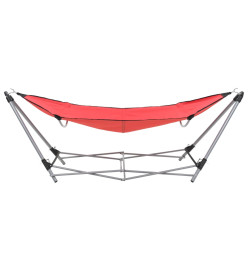 Hamac avec support pliable Rouge