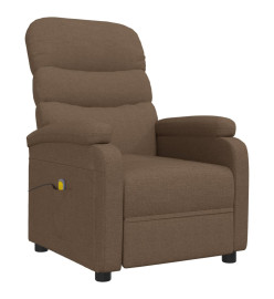 Fauteuil de massage Marron Tissu