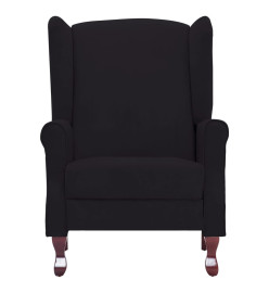 Fauteuil inclinable Noir Tissu