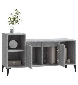 Meuble TV Sonoma gris 100x35x55 cm Bois d'ingénierie