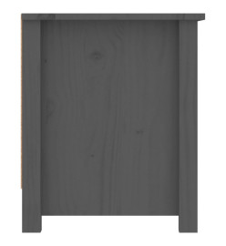 Armoire à chaussures Gris 110x38x45,5 cm Bois de pin massif