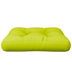 Coussin de palette vert vif tissu