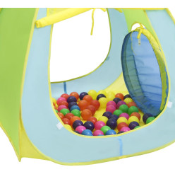 Tente de jeu pour enfants avec 100 balles Multicolore