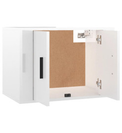 Meubles TV muraux 2 pcs blanc brillant 57x34,5x40 cm