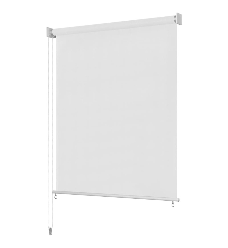 Store roulant d'extérieur Blanc 60x140 cm PEHD