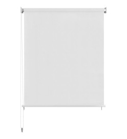 Store roulant d'extérieur Blanc 60x140 cm PEHD