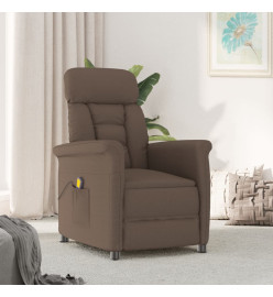 Fauteuil de massage Marron Similicuir daim