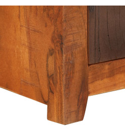 Table de chevet Bois d'acacia solide et bois de récupération