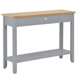 Table console Gris 110x35x80 cm Bois