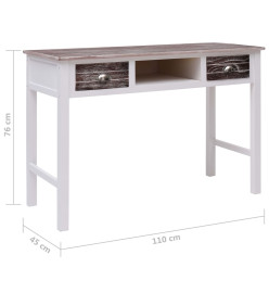 Bureau Marron 110 x 45 x 76 cm Bois