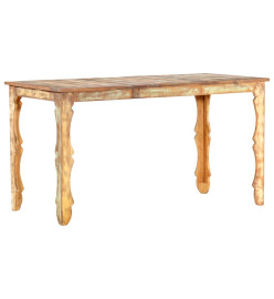 Table de salle à manger 140x70x76cm Bois de récupération massif