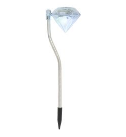 Lampes à LED solaires de jardin 6 pcs 9x7,8x29,5 cm