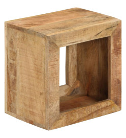 Tabouret 40x30x40 cm Bois de manguier solide