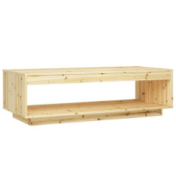 Table basse 110x50x33,5 cm Bois de sapin massif