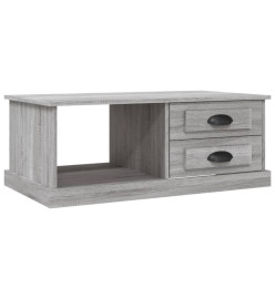 Table basse Sonoma gris 90x50x35 cm Bois d'ingénierie