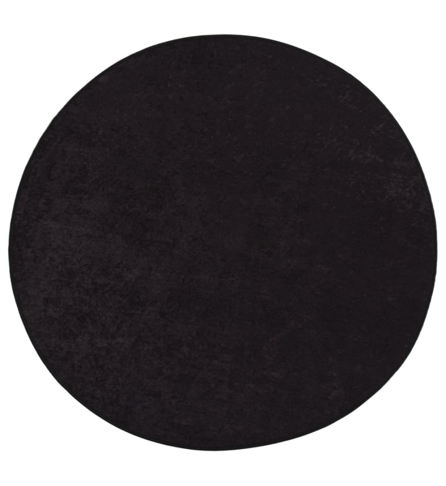 Tapis lavable antidérapant φ120 cm Anthracite Tapis lavable antidérapant φ120 cm Anthracite