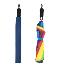 Parapluie pliable automatique Multicolore 124 cm