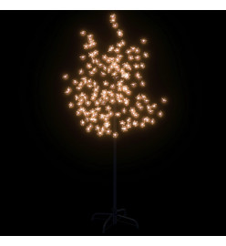 Arbre à LED fleur de cerisier 120 LED Blanc chaud 150 cm