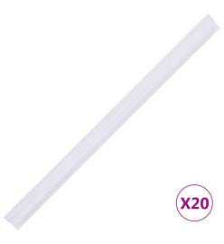 Écran d'intimité de jardin PVC 35x0,19 m Crème