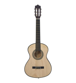 Guitare classique pour débutants et enfants 1/2 34" Tilleul