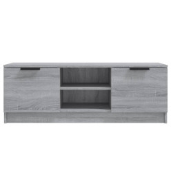 Meuble TV Sonoma gris 102x35x36,5 cm Bois d'ingénierie