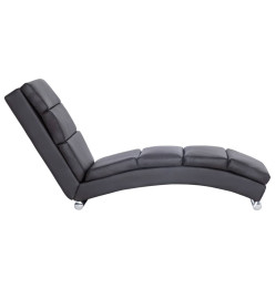 Chaise longue Gris Similicuir