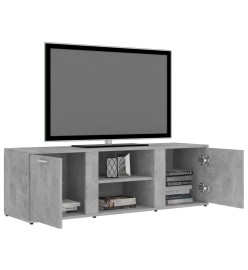 Meuble TV Gris béton 120x34x37 cm Aggloméré