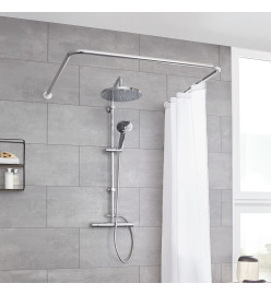 Kleine Wolke Tringle de rideau de douche universelle 3 tailles Chrome