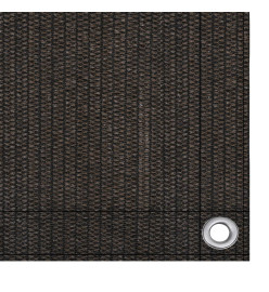 Tapis de tente 250x250 cm Marron