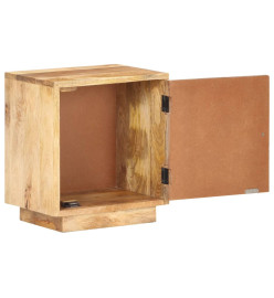 Table de chevet 40x30x45 cm Bois de manguier solide