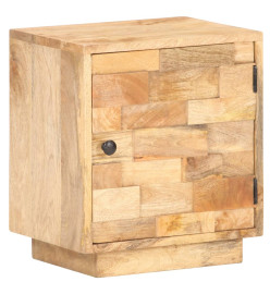 Table de chevet 40x30x45 cm Bois de manguier solide