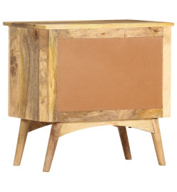 Table de chevet 65 x 35 x 60 cm Bois de manguier massif