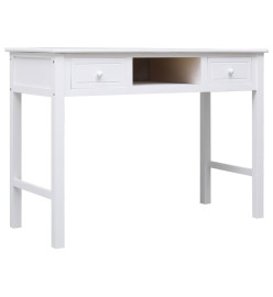 Buffet Blanc 108x45x76 cm Bois de Paulownia massif