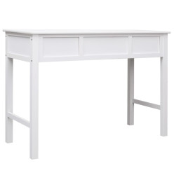 Buffet Blanc 108x45x76 cm Bois de Paulownia massif