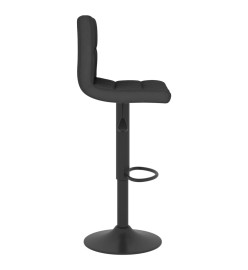 Tabouret de bar Noir Tissu