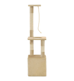 Arbre à chat avec griffoirs en sisal 109 cm Beige