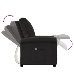 Fauteuil Noir Tissu