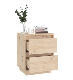 Tables de chevet 2 pcs 40x35x50 cm Bois de pin solide