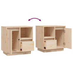 Tables de chevet 2 pcs 50x34x50 cm Bois de pin massif