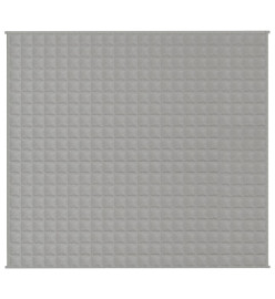 Couverture lestée Gris 200x220 cm 13 kg Tissu