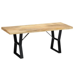 Banc 110 cm Bois de manguier massif