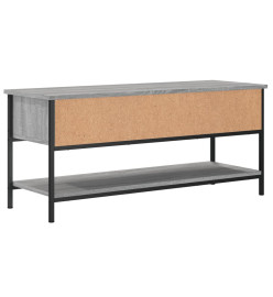 Meuble TV sonoma gris 100x35x45 cm bois d'ingénierie