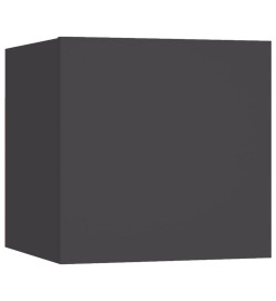 Meubles TV muraux 4 pcs Gris 30,5x30x30 cm